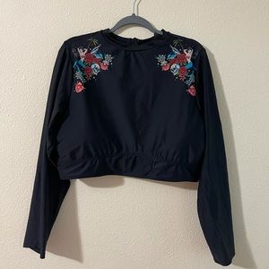 TORRID sz3 Cropped Rash guard